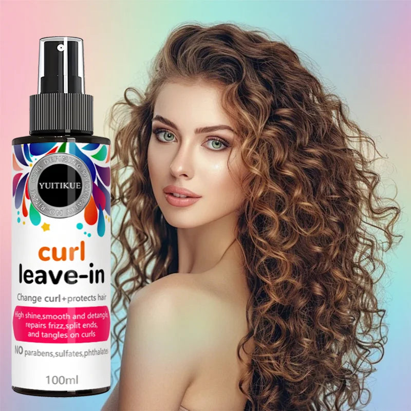 Curl defining leave-in spray