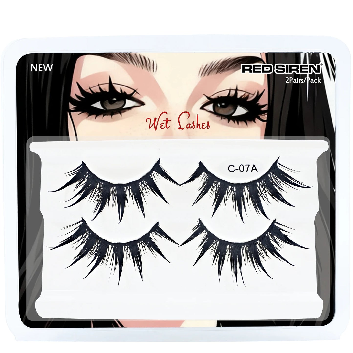RED SIREN Premium Manga Spiky Anime Lashes