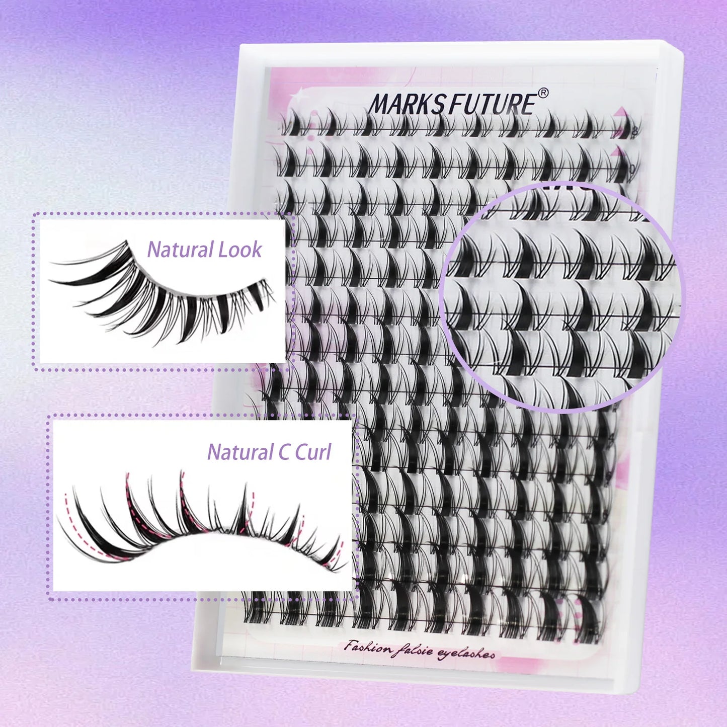 Marks Future 140-Piece Natural Cluster Lash Vault