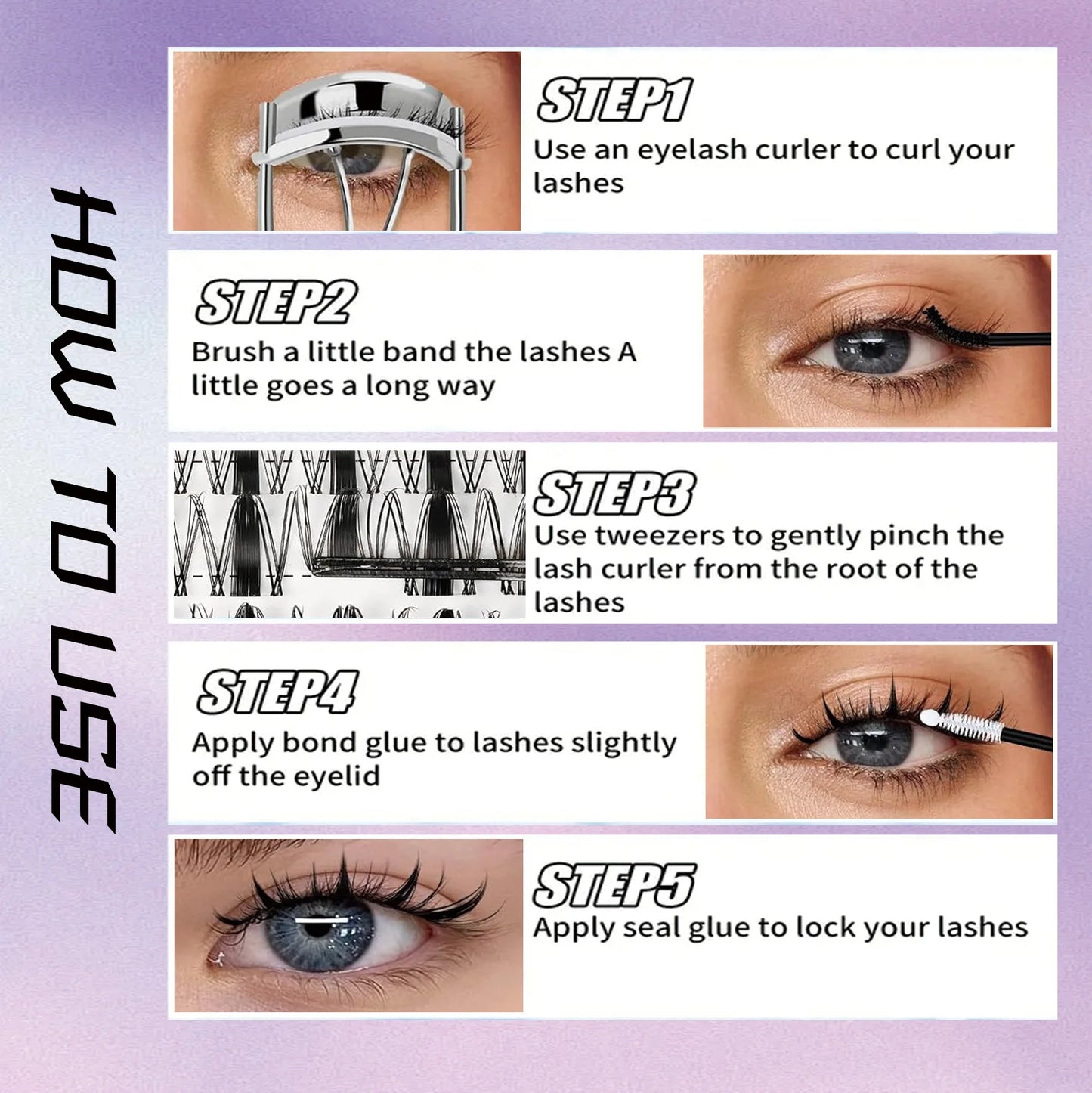 Marks Future 140-Piece Natural Cluster Lash Vault
