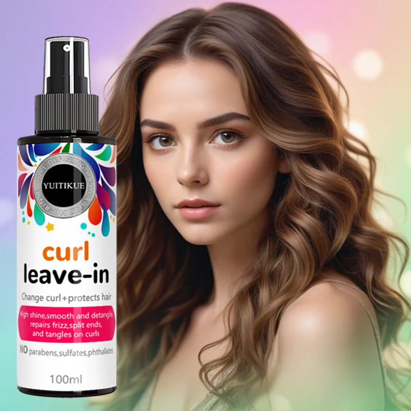 Curl defining leave-in spray