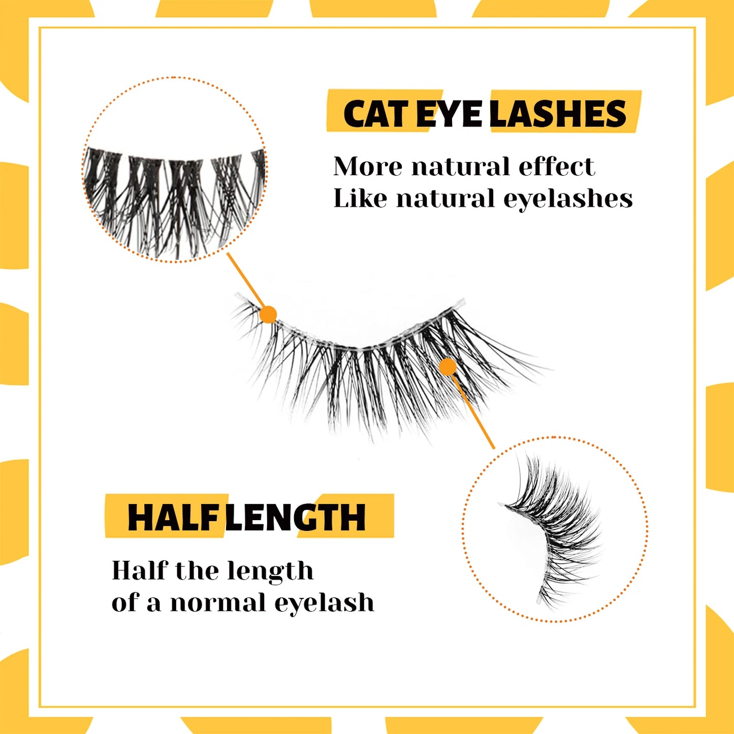 Professional 3D Natural Half-Lashes