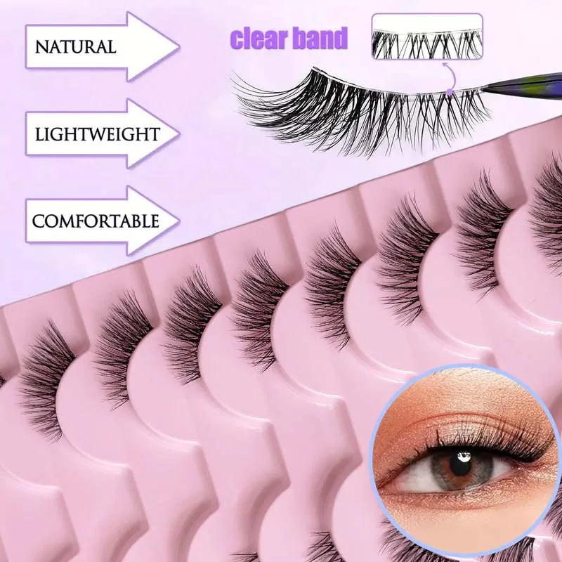Natural Crisscross Half-Lashes