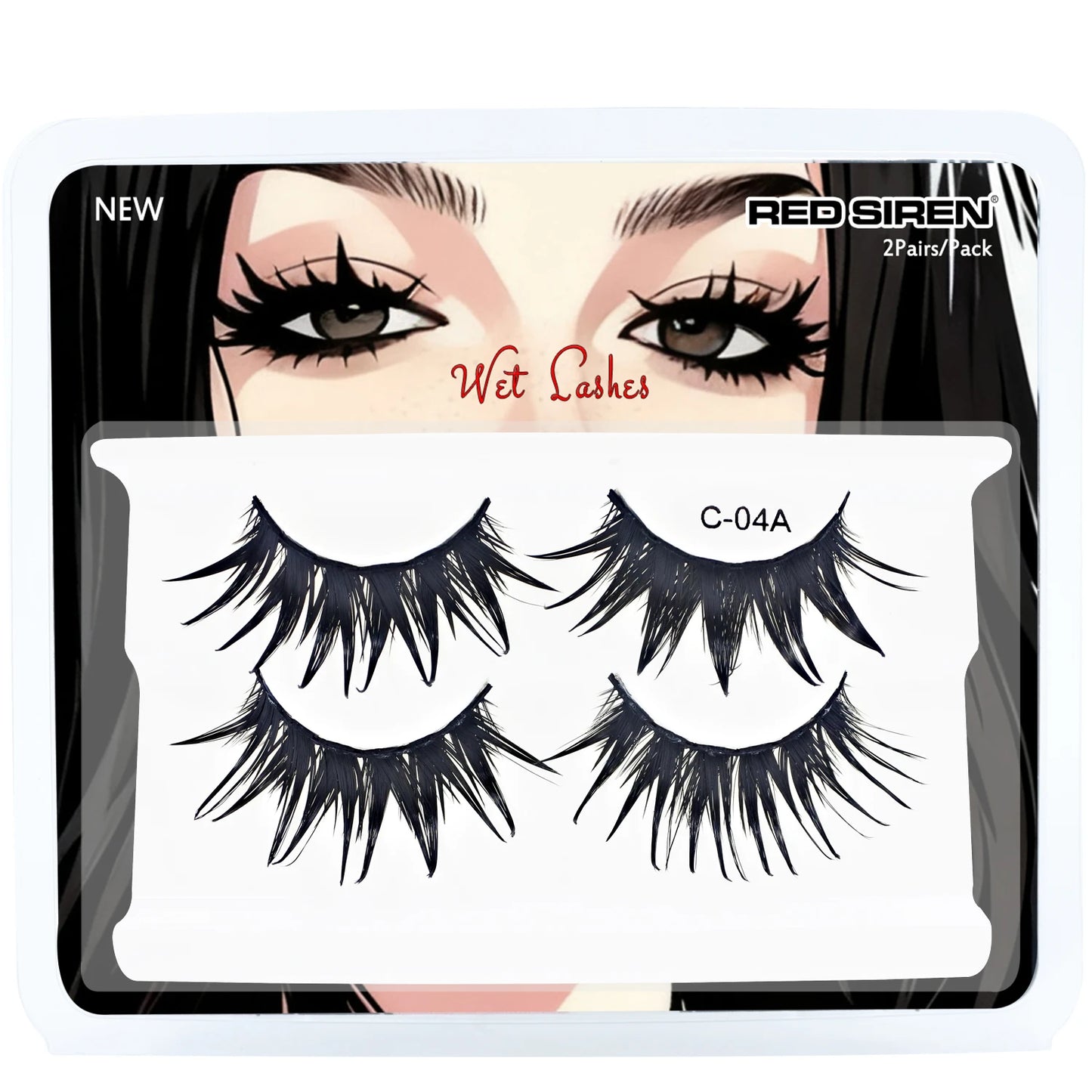 RED SIREN Premium Manga Spiky Anime Lashes