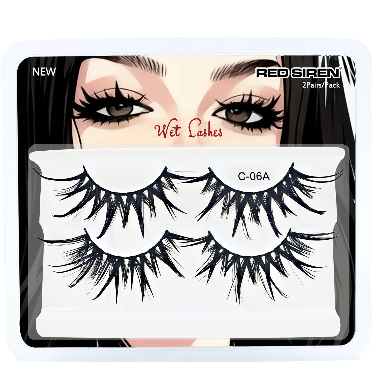 RED SIREN Premium Manga Spiky Anime Lashes