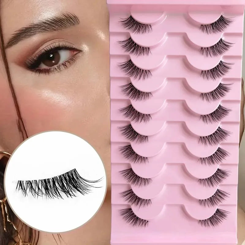 Natural Crisscross Half-Lashes