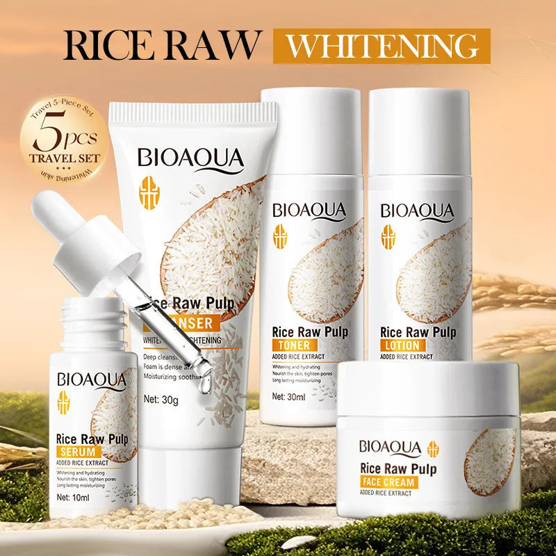 BIOAOUA Rice Face Brightening Set