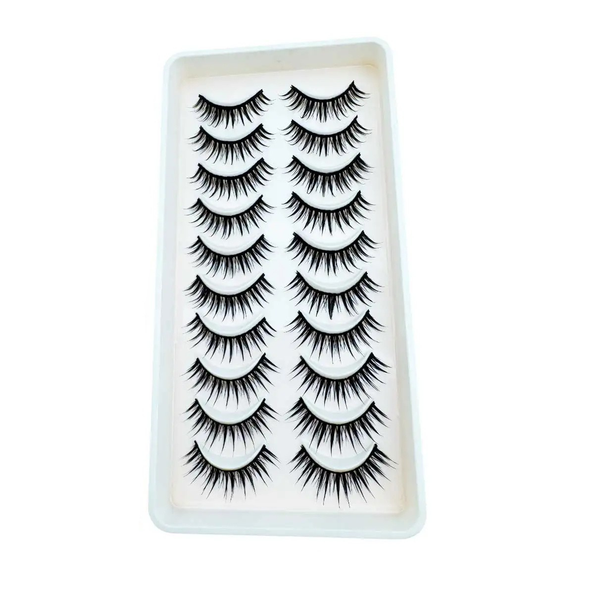 10-Pair "Little Devil" Thai-Style Cat Eye Lashes